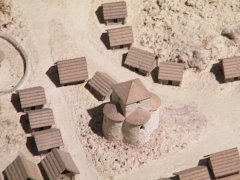 makieta kościoła B, wystawa Wawel Zaginiony