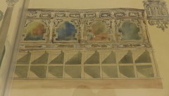 stalle z dawnego kościoła Św. Ducha, rysunek Stanisława Wyspiańskiego