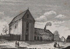 zrujnowany kościół św. Filipa na stalorycie z XIX w.