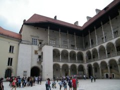 północno-wschodnie skrzydło zamku na Wawelu