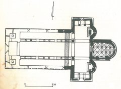 plan kościoła św. Gereona wg A. Szyszko-Bohusza