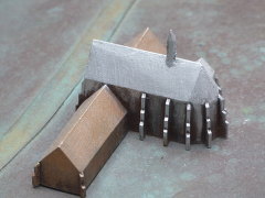 kościół św. Jadwigi na makiecie XV-wiecznego Krakowa w Podziemiach Rynku Głównego w Krakowie