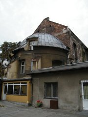 fragment dawnego prezbiterium kościeła św. Jadwigi, apsyda wschodnia