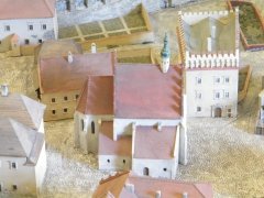 makieta gotyckiego kościoła św. Michała, wystawa Wawel Zaginiony