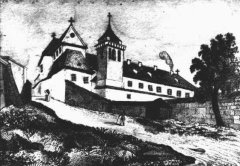 kościół św. Michała, rycina z 1797 r.