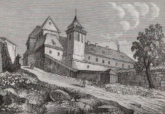 dawny klasztor karmelitów z kościołem św. Michała na stalorycie z XIX w.