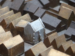 kościół św. Piotra na makiecie XV-wiecznego Krakowa w Podziemiach Rynku Głównego w Krakowie