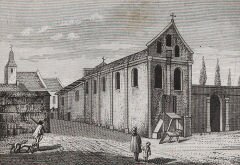 dawny kościół św. Scholastyki na stalorycie z XIX w.