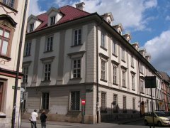 budynek PAN na rogu ul. św. Jana i św. Marka, widok od południa