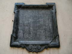 epitafium kanonika Samuela Formankowicza (zm. 1692), pierwotnie nad wyjściem z prezbiterium do zakrystii kościoła Wszystkich Świętych, obecnie na zewnętrznej ścianie prezbiterium kościoła św. Anny