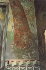 Slatina, piekło ze sceny Sądu Ostatecznego w przedsionku cerkwi